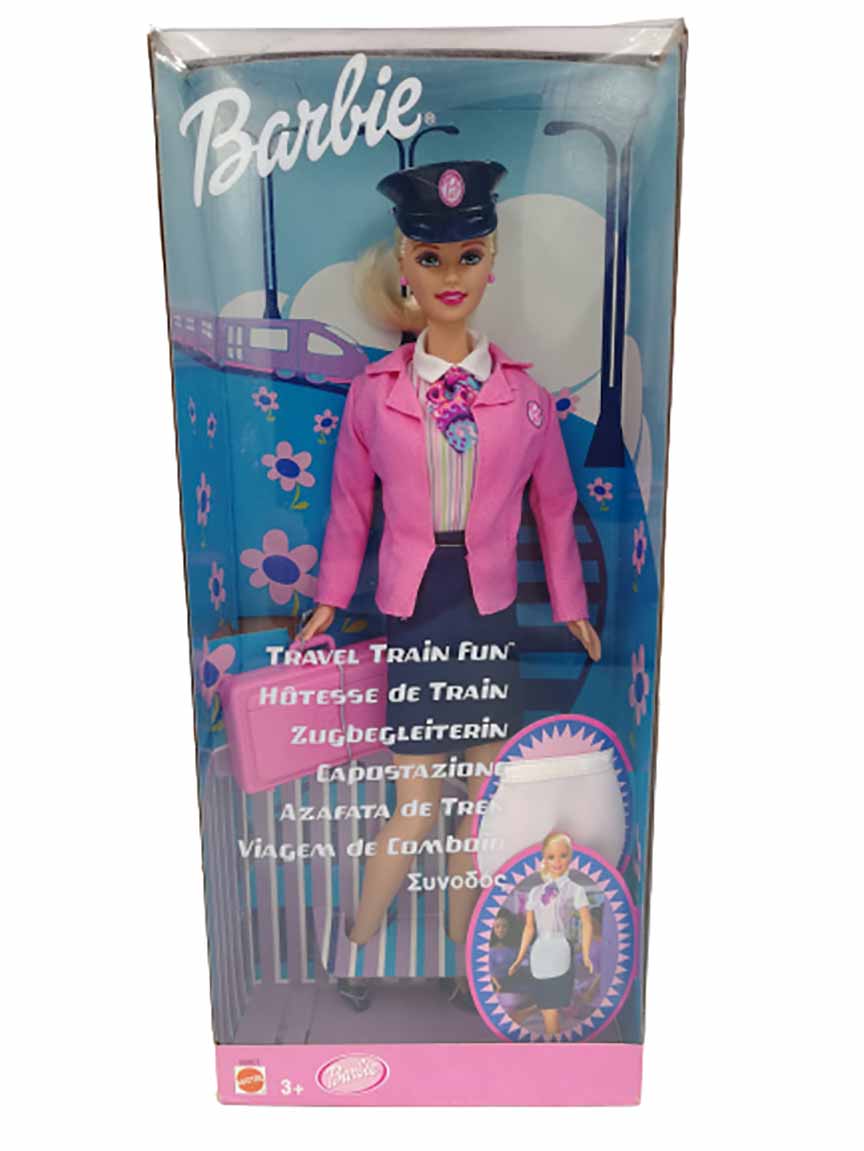 Verplicht Verzorgen vervorming Barbie Train Travel Fun Doll #55807 – Mattel 2001 | Vam Toys