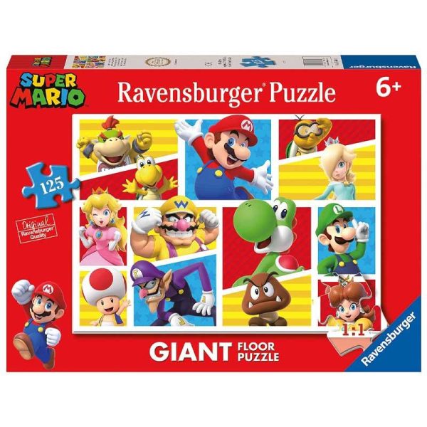Ravensburger Giant Floor Puzzle Super Mario - Παζλ Δαπέδου με 125 κομμάτια